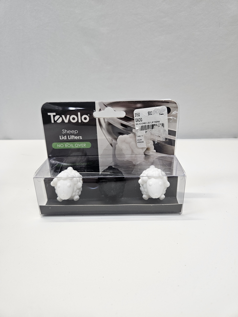 Tovolo Sheep Silicone Lid Lifters - White (Set of 2)